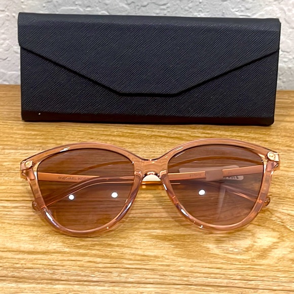 New Michael Kors Womens Pnk Lit BRN Grd MK2139U 317513 54/16 Sunglasses - Picture 1 of 9
